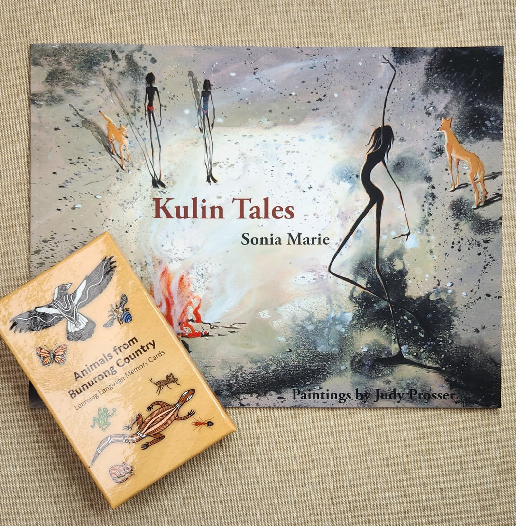 Kulin animals and weather set - Book and Cards